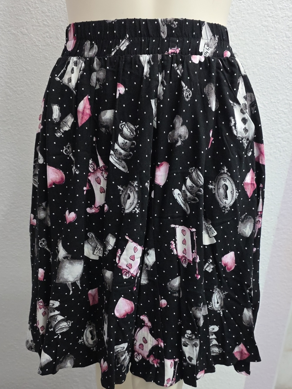 Disney Torrid Alice Wonderland Midi A-line Skirt